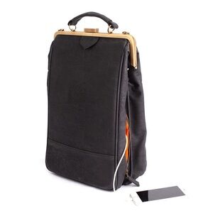 NWT Laflore Paris bobobark Convertible Backpack, Black